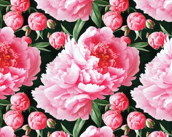 Pink Peony Wrapping Paper