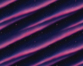 Purple Wrapping Paper: Night Sky
