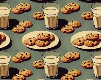 Vintage Wrapping Paper: Grandma's Cookies