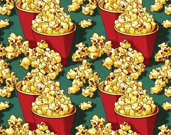 Vintage Wrapping Paper: Movie Theater Popcorn