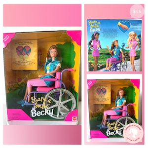 1996 Share a Smile Becky Barbie special Edition - Etsy