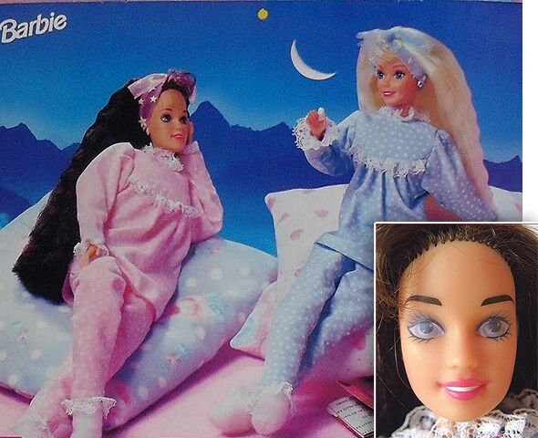 1994 Slumber Party Teresa Barbie - Etsy