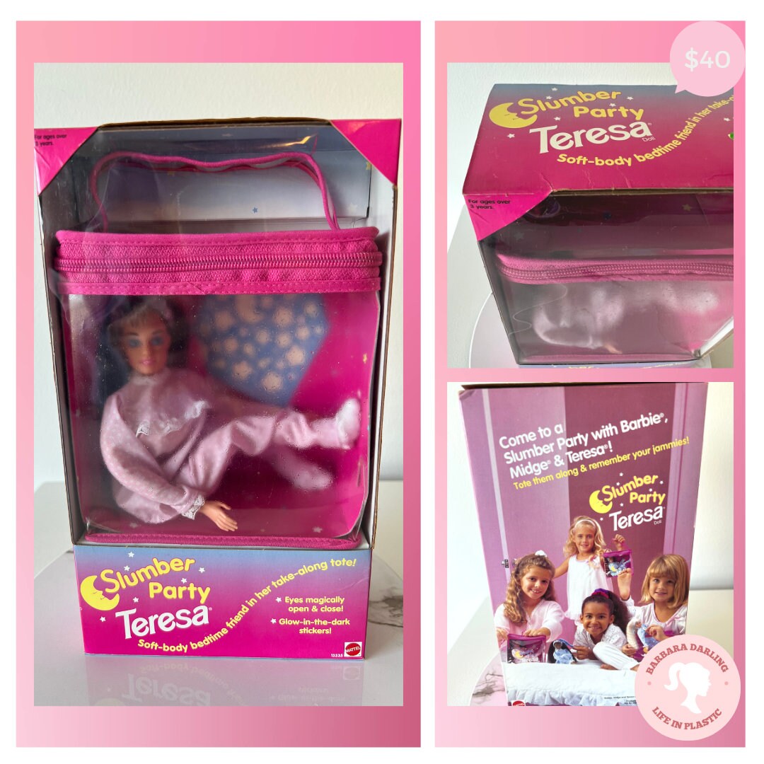 1994 Slumber Party Teresa Barbie - Etsy