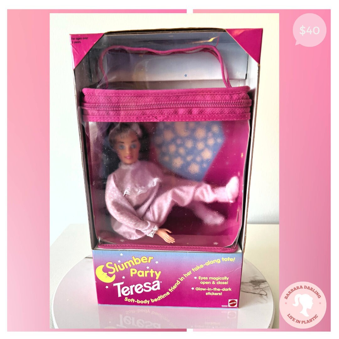 1994 Slumber Party Teresa Barbie - Etsy