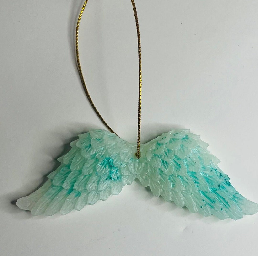 Angel Wing Ornament /christmas Tree Decoration /resin Angel Wing Etsy UK