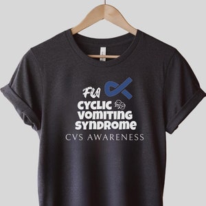 Cyclic Vomiting Syndrome CVS Awareness Shirt CVS Warrior Tshirt Cyclic Vomiting Syndrome Warrior Gastroenterology Cyclical Vomiting Ribbon