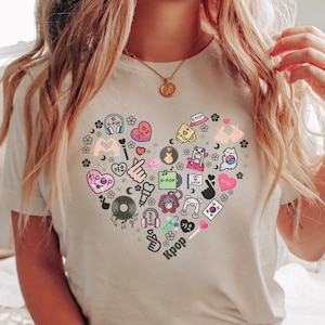 K pop Shirt K pop Merch Gift K-pop Gift for Her K-pop Shirt Korea Fashion Love Tshirt K pop Gifts K-pop Fan Gift K pop Aesthetic Graphic Tee