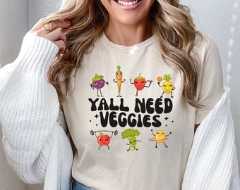 Vegetable Shirt, Gardening Tee, Funny Vegan Shirt, Uplifting Tee shirt, Dietitian Shirt, Nutritionist shirt, Vegetarian Shirt, vegan gifts