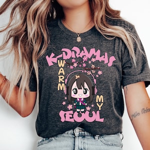Kdrama Shirt Korean Gifts for Her K-Drama Merch Korean Aesthetic Korean Shirt K drama Shirts Kdrama Gifts K-drama Tshirts Kawaii Seoul Tee