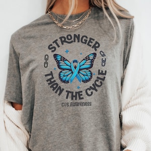 CVS Shirt Cyclic Vomiting Syndrome Awareness Tshirt Cyclical Vomiting Syndrome Warrior Shirt Pediatric Gastroenterology Chronic Illness Tee