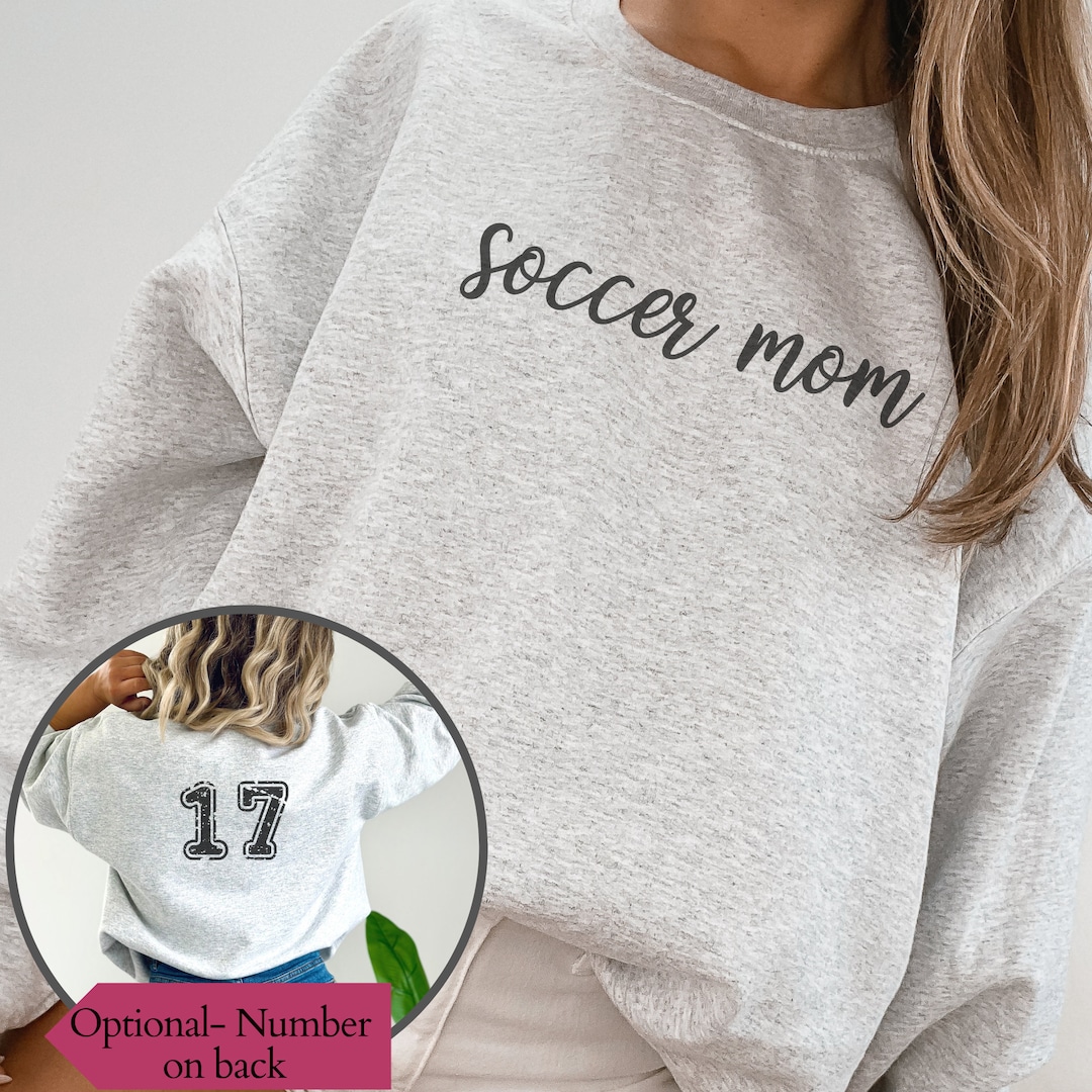 Soccer Mom Sweatshirt, Custom Soccer Shirt, Game Day Sweatshirt, Soccer