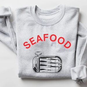 Sea Shirt Fisherman Sweater Sardines Fish Sweatshirt Foodie Shirt Sardine Tin Sea Sweatshirt Trendy Shirt Retro Sardine Shirt Gift for Her