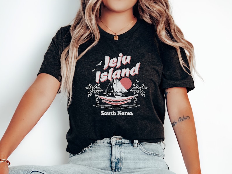 Jeju Island T Shirt, Kdrama Merch, Aesthetic K Drama Shirt, Korean