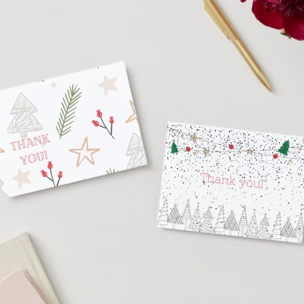 Teacher Holiday Thank YOU Cards