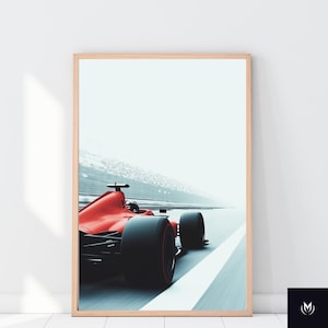 F1 Race Car Poster: Motorsport Wall Art (Digital Download)