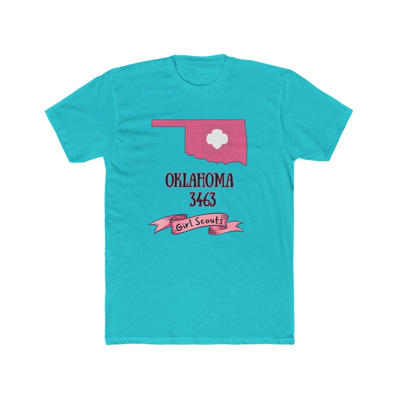 Oklahoma Girl Scouts 3463 Tee | Girl Scouts Troop 3463 T-Shirt image 17