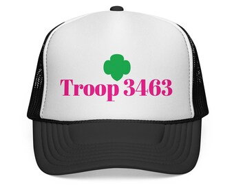 Green Clover Troop 3463 Trucker Cap | Girl Scouts Inspired