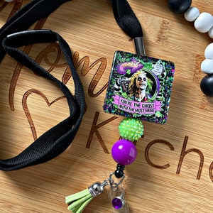 Halloween Retractable Lanyard-  Lanyard- Halloween- Teacher Gift-