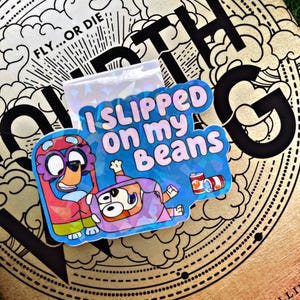 Grannies Bookmark, Cartoon Dog Magnetic Bookmark, Bookish Accessory, I slipped my Beans Book Gift, Cute Bookmark, Unique Bookmark,