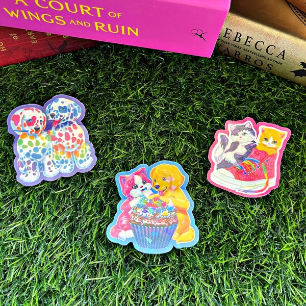 Lisa Frank Themed Kindle Stickers