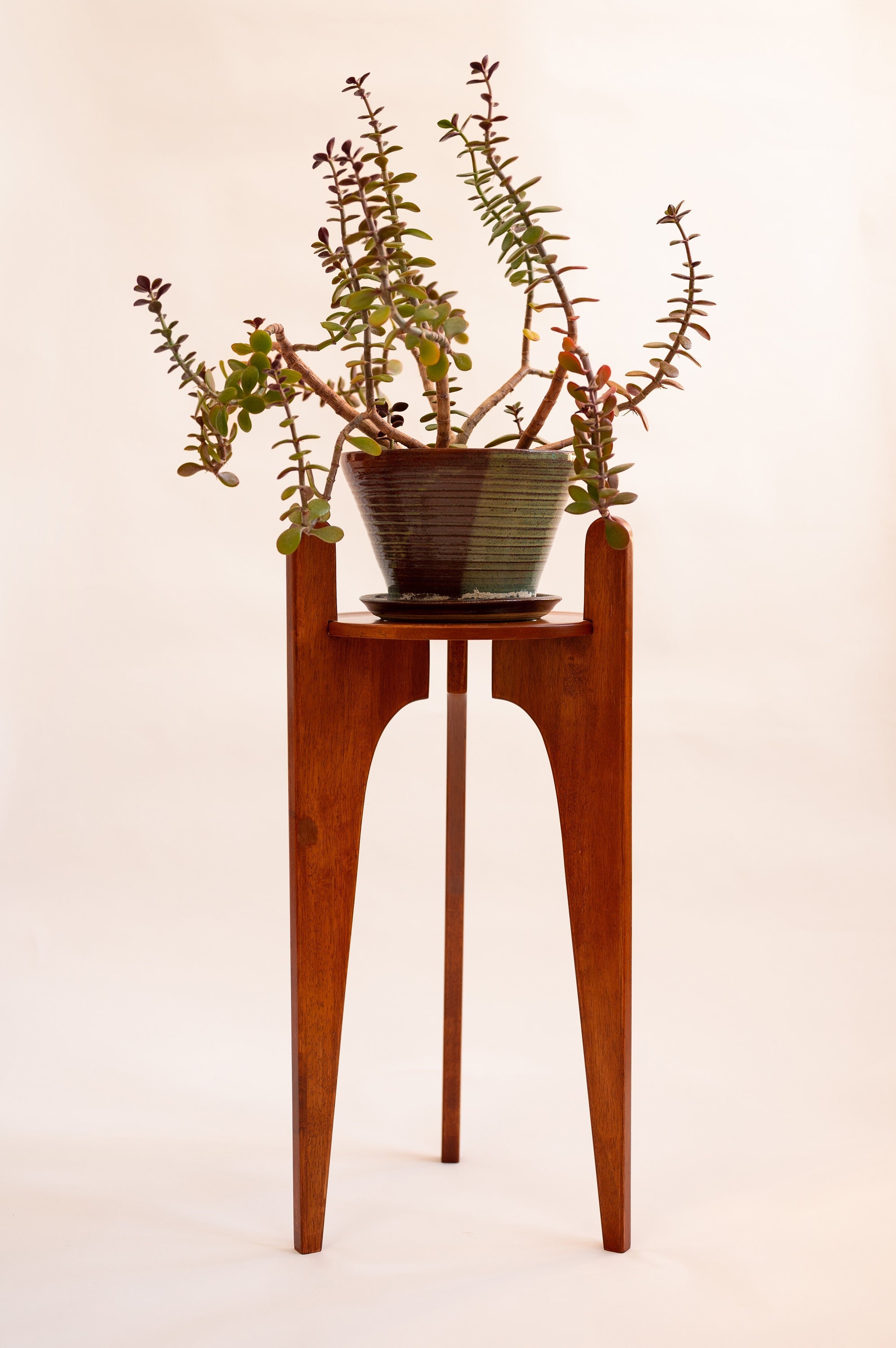 Plant Stand Midcentury Modern Retro Classic Plant Stand Etsy