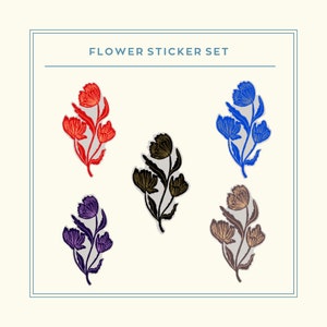 Flower Sticker Set