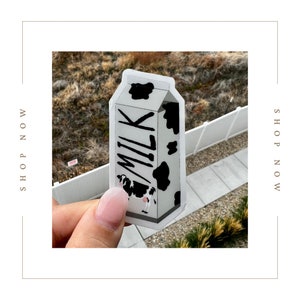 Milk Carton Sticker