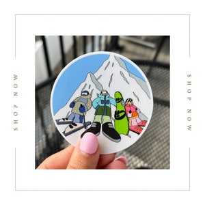 Ski Sticker