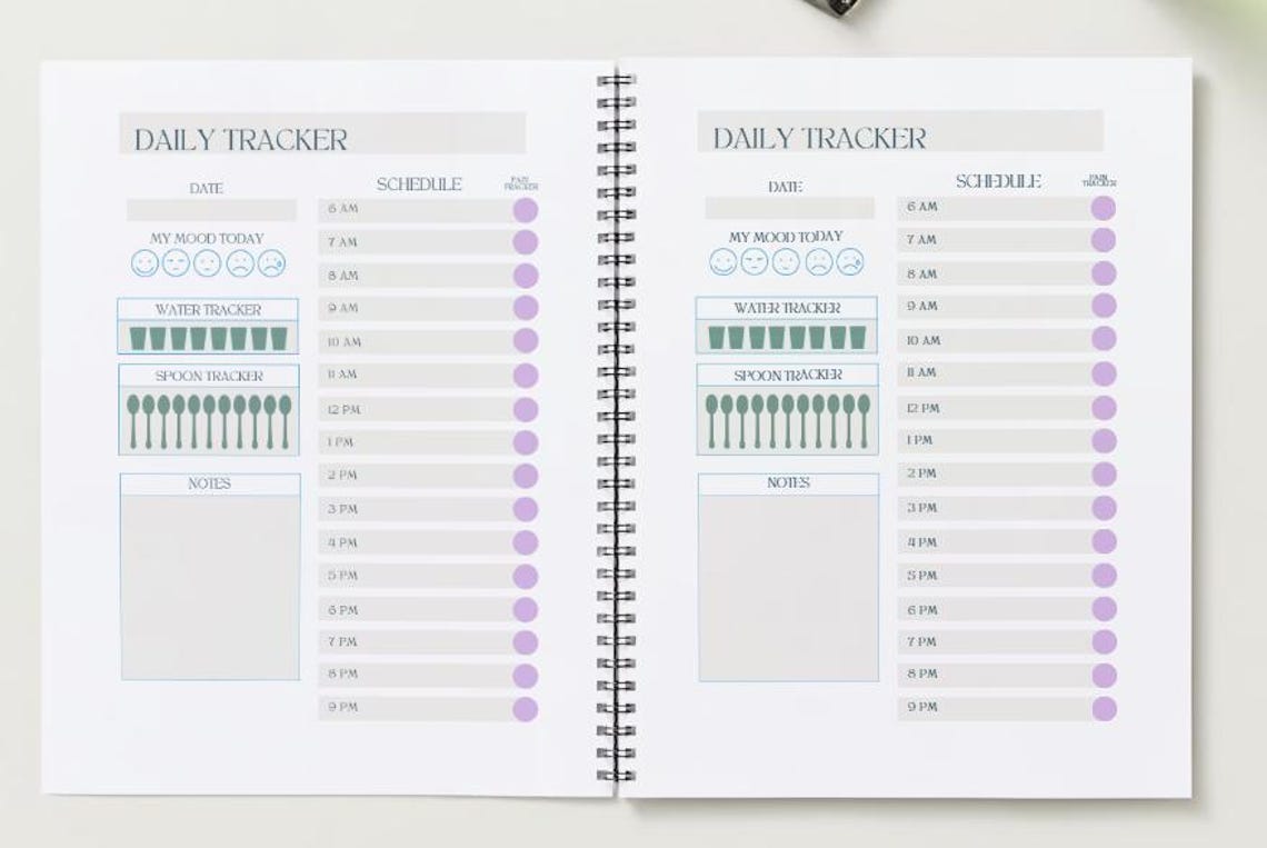 Printable Medical Tracker, Health Journal Template, Personal Health