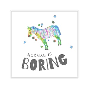 Stickers zèbre EDS normal est ennuyeux