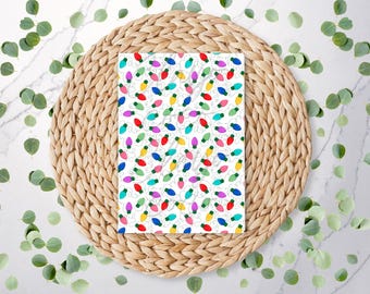 Xmas String Lights | Christmas Pattern | Cute Pattern | Cosy Christmas | Water Soluble Transfer Paper | Polymer Clay Image Transfers | CH092