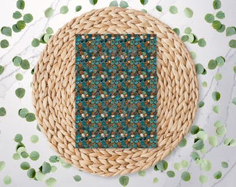 Western Pattern 6 | Boho | Cowboy | Buffalo | Cow Skull | Feathers | Polymer Clay Image Transfer | Water Soluble Transfer Paper | RA179