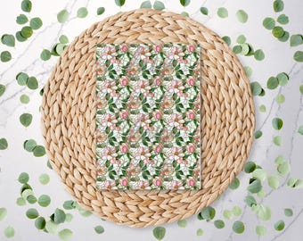 Stained Glass Floral 12 | Flower Pattern | Neutral | Flower Pattern | Polymer Clay Transfer Sheet | Water Soluble Transfer Paper | FL180