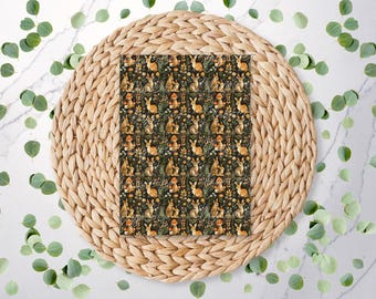 Enchanted Forest | Rabbits  | Deer | Cottage Core | Mushrooms | Polymer Clay Transfer Sheet | Water Soluble Transfer Paper | CC001