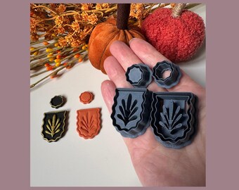 Floral Wavy Arch 2 Piece Set | Polymer Clay Earring Cutters | Festival | Hippie | Ethnic | Clay Tool | DIY Jewellery Making | CTR237