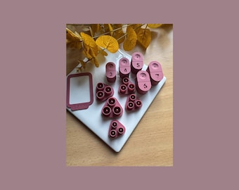 Stud Post Embedding Tool for Polymer Clay Earrings | Post Setting Tool | Clay Tool | DIY Jewellery Making Tool | CTR013