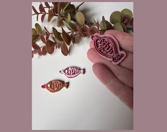 Soya Sauce Fish Bottle Imprint Clay Cutter | Polymer Clay Earring Cutter | Asian | Food | Cute | Dangle | DIY Jewellery Making | CTR095