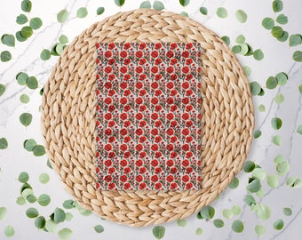 Embroidery Flower Transfer Paper | Poppies Pattern | Flower Pattern | Polymer Clay Transfer Sheet | Water Soluble Transfer Paper | FL074