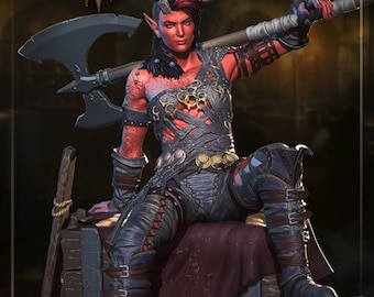 Karlach Model Figure Kit or Bust by NomNom Studios