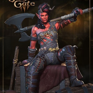 Karlach Model Figure Kit or Bust by NomNom Studios