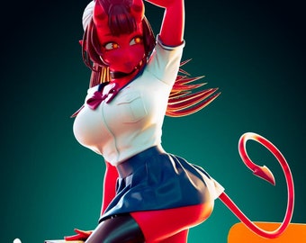 Kit de figuras de chica súcubo