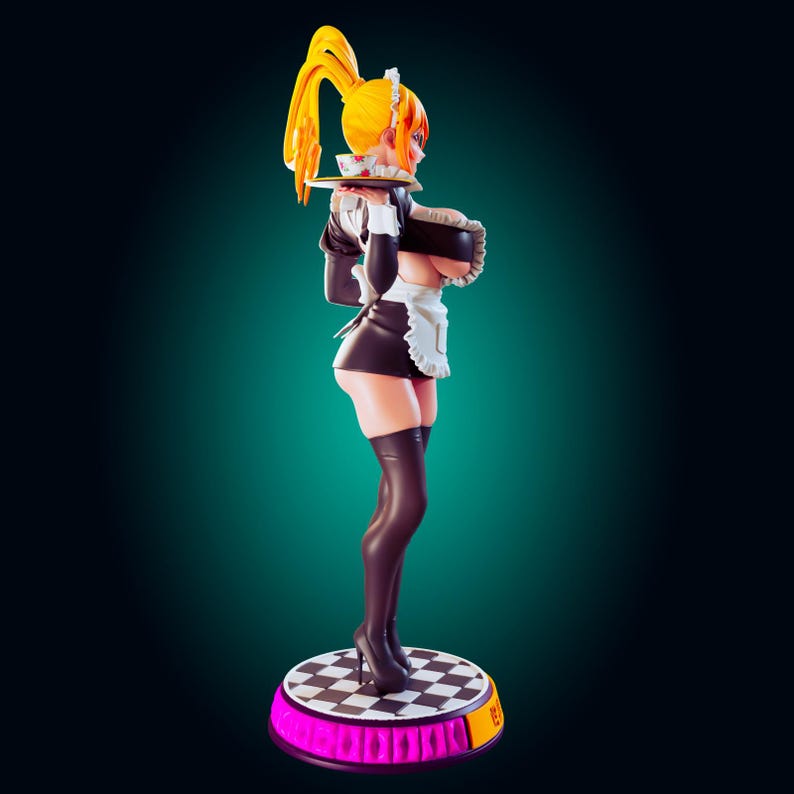 Waitress Kit Dark Waitress Figure Kit - Etsy
