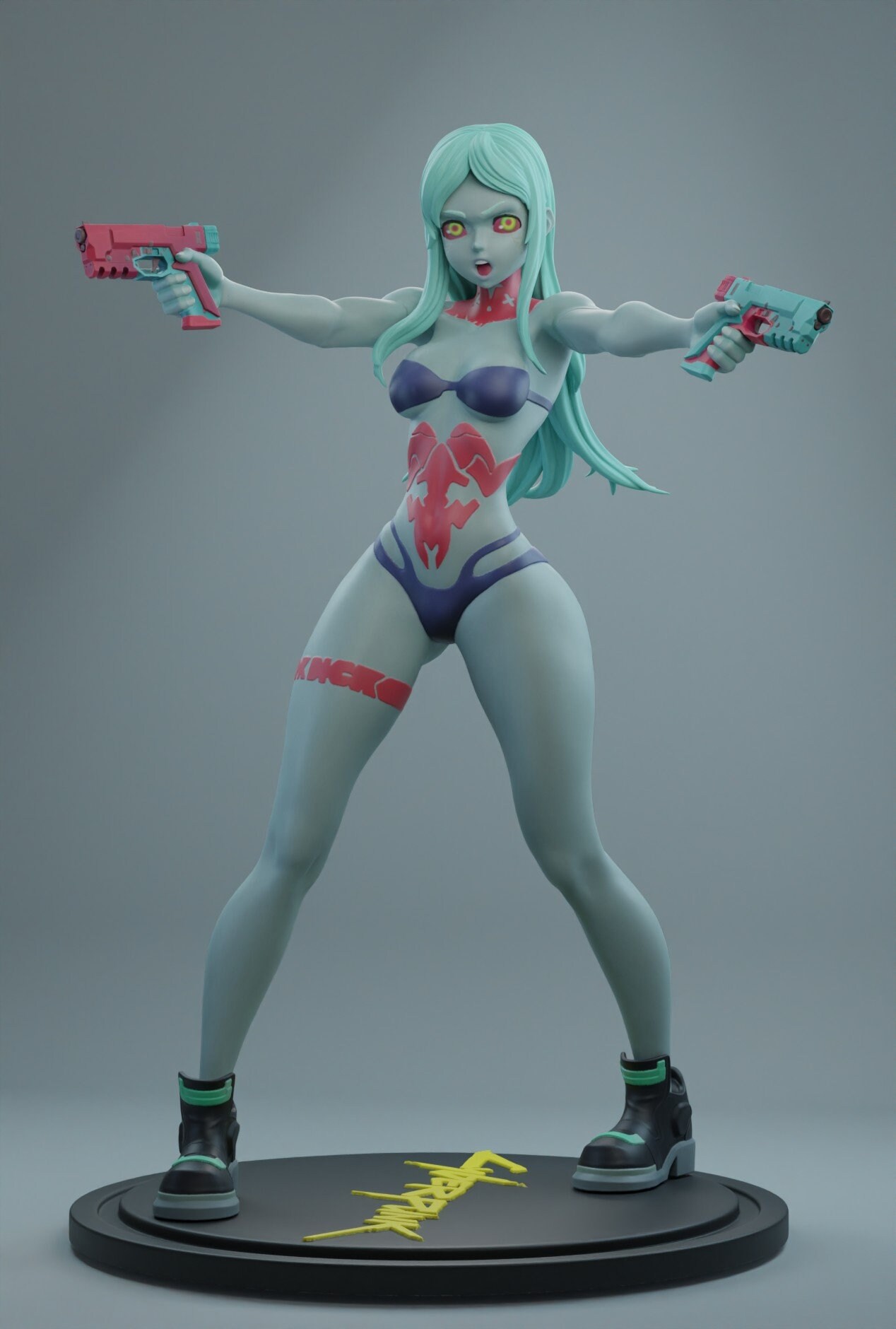 Cyber Gunner Girl Figure Kit - Etsy