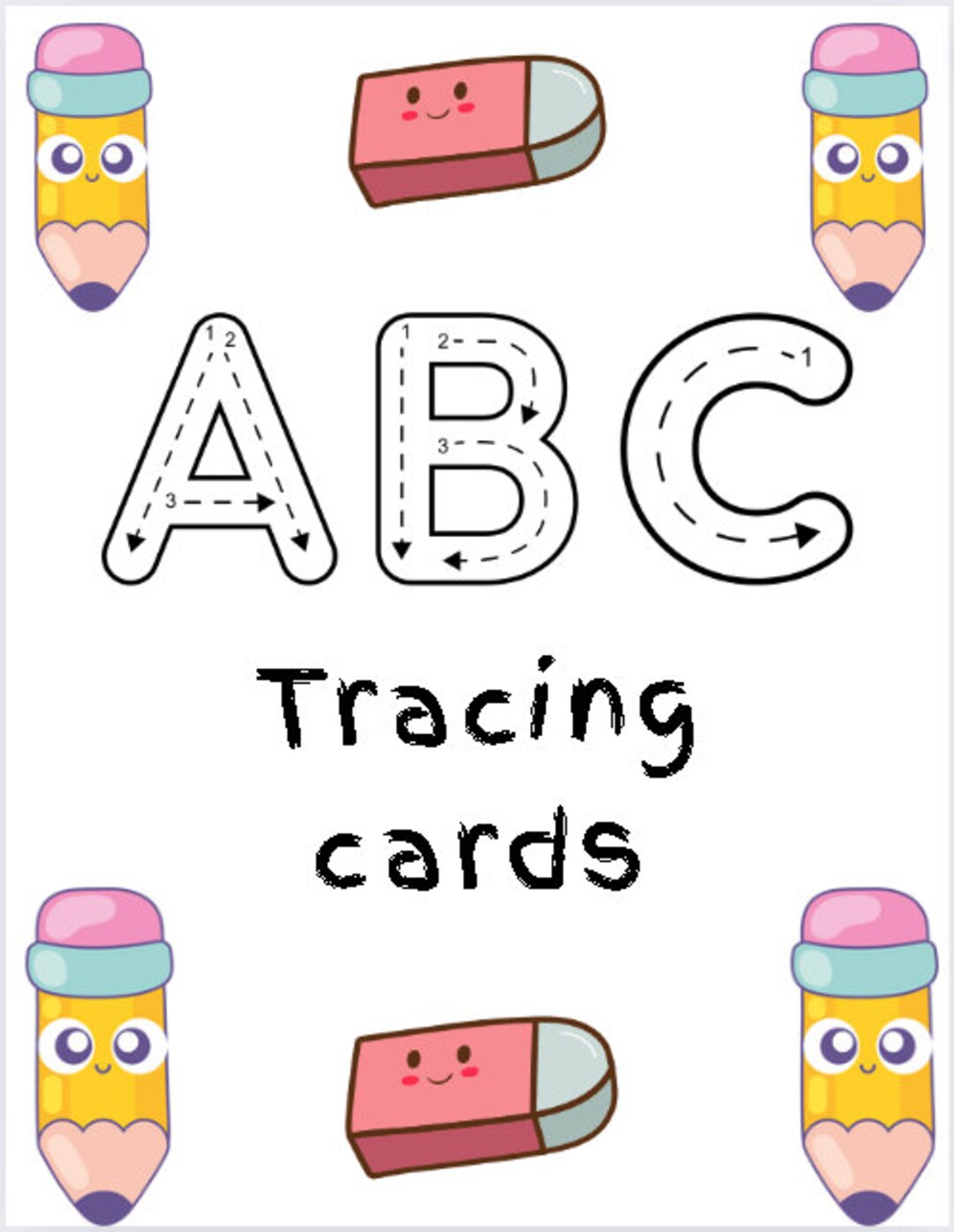 ABC Tracing Sheets Digital Download Learn the Alphabet Instantly - Etsy ...