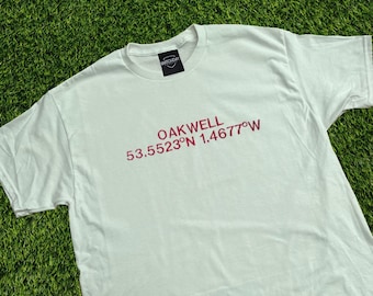 Oakwell Stadium T-Shirt- Barnsley FC - Football - Football Gift - Barnsley - Football T-Shirt - Stadium Gifts - Stadium Coordinates