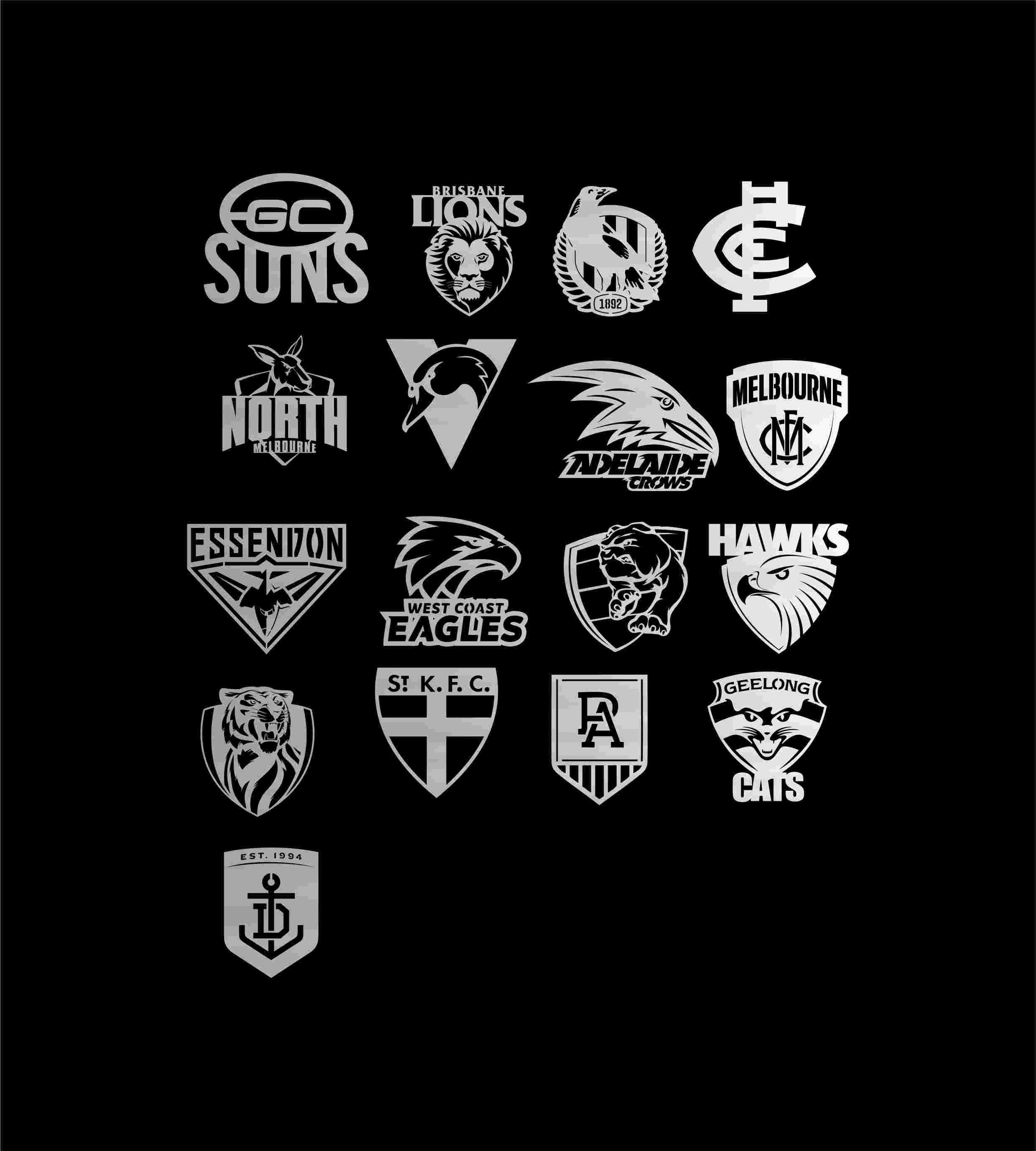 AFL Logo Design dxf Ai Cdr Svg and Jpeg Etsy Australia
