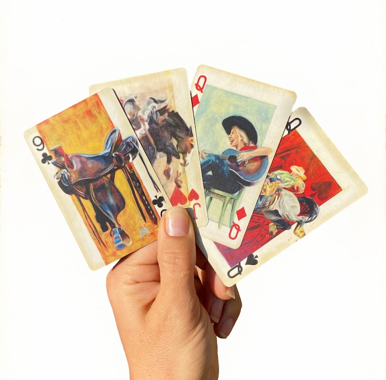 2ND DECK Western Art Playing Cards