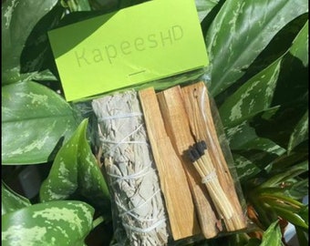 Energy clearing starter kit | Palo santo | Sage bundle