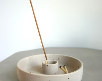 Palo Santo | Incense Holder | Ceramic Dish | Minimalist | Palo Santo Burner