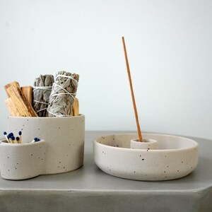 Ceramic palo santo incense gift set smudge bowl burner image 8